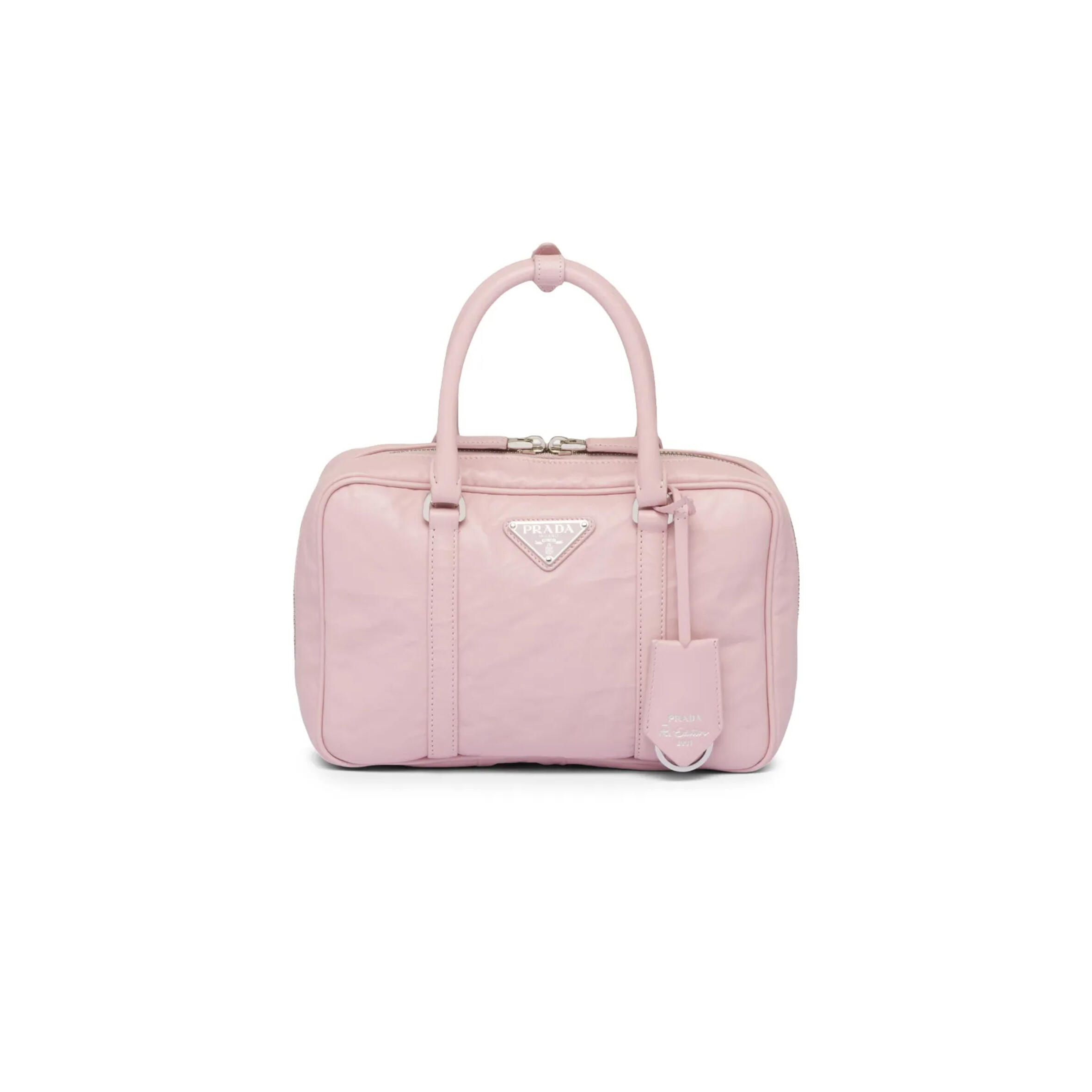 PRADA MEDIUM NAPPA LEATHER TOP HANDLE BAG 1BB092 (24*15.5*7cm)
